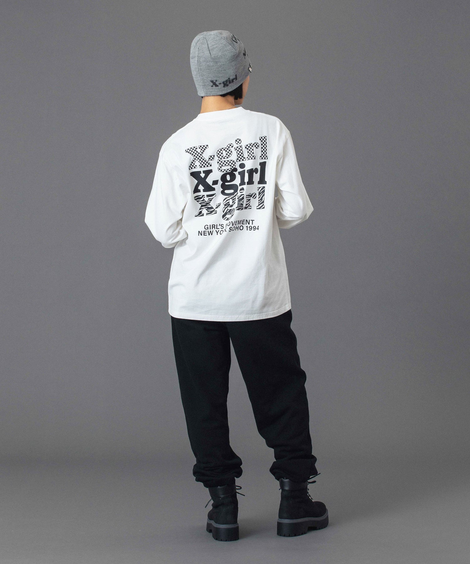 CHARM ACCENT PRINTED BEANIE