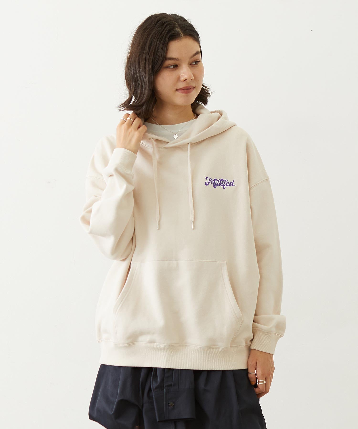LEOPARD PRINT CHERRY PATCH SWEAT HOODIE