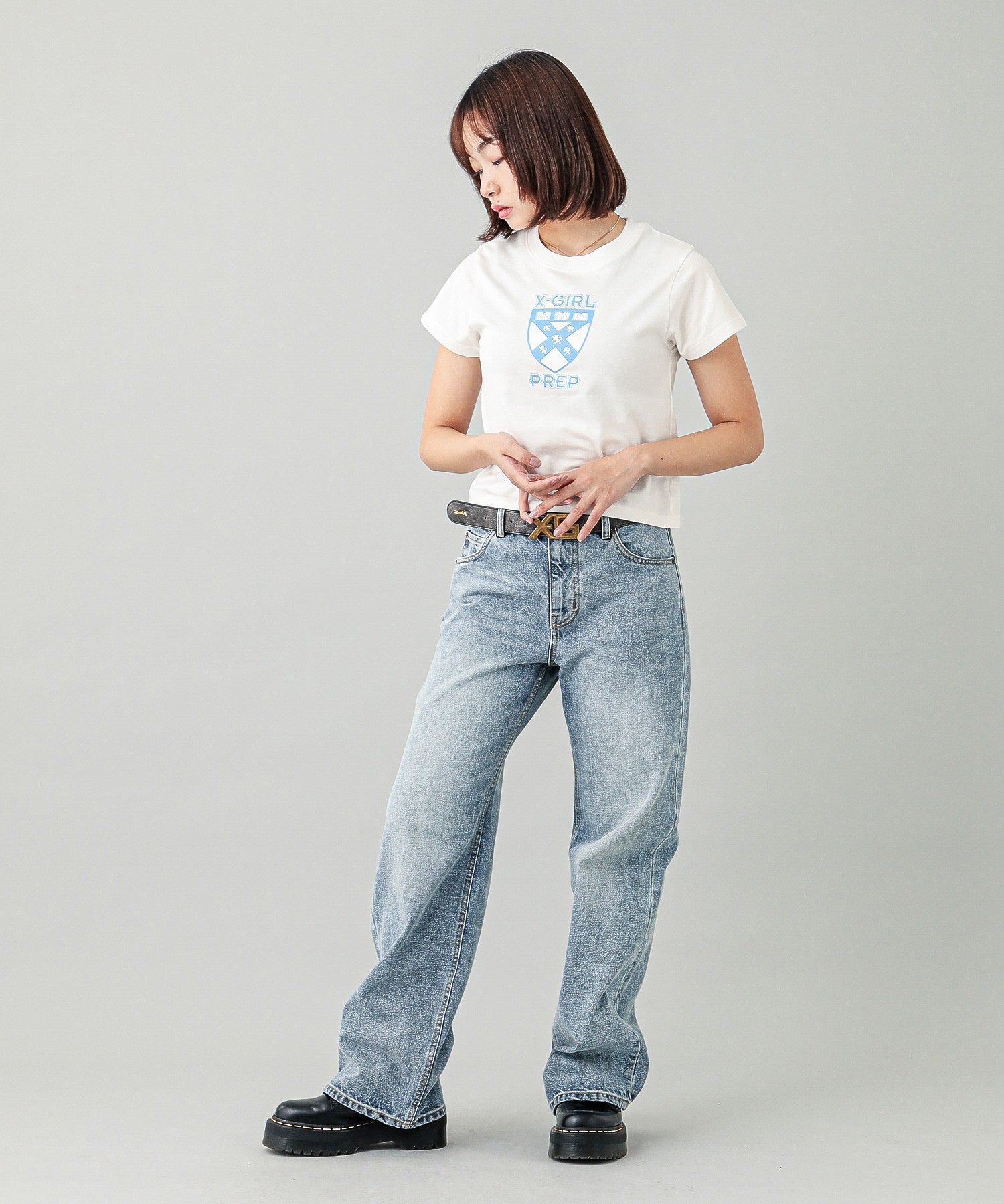 HEART POCKET DENIM PANTS