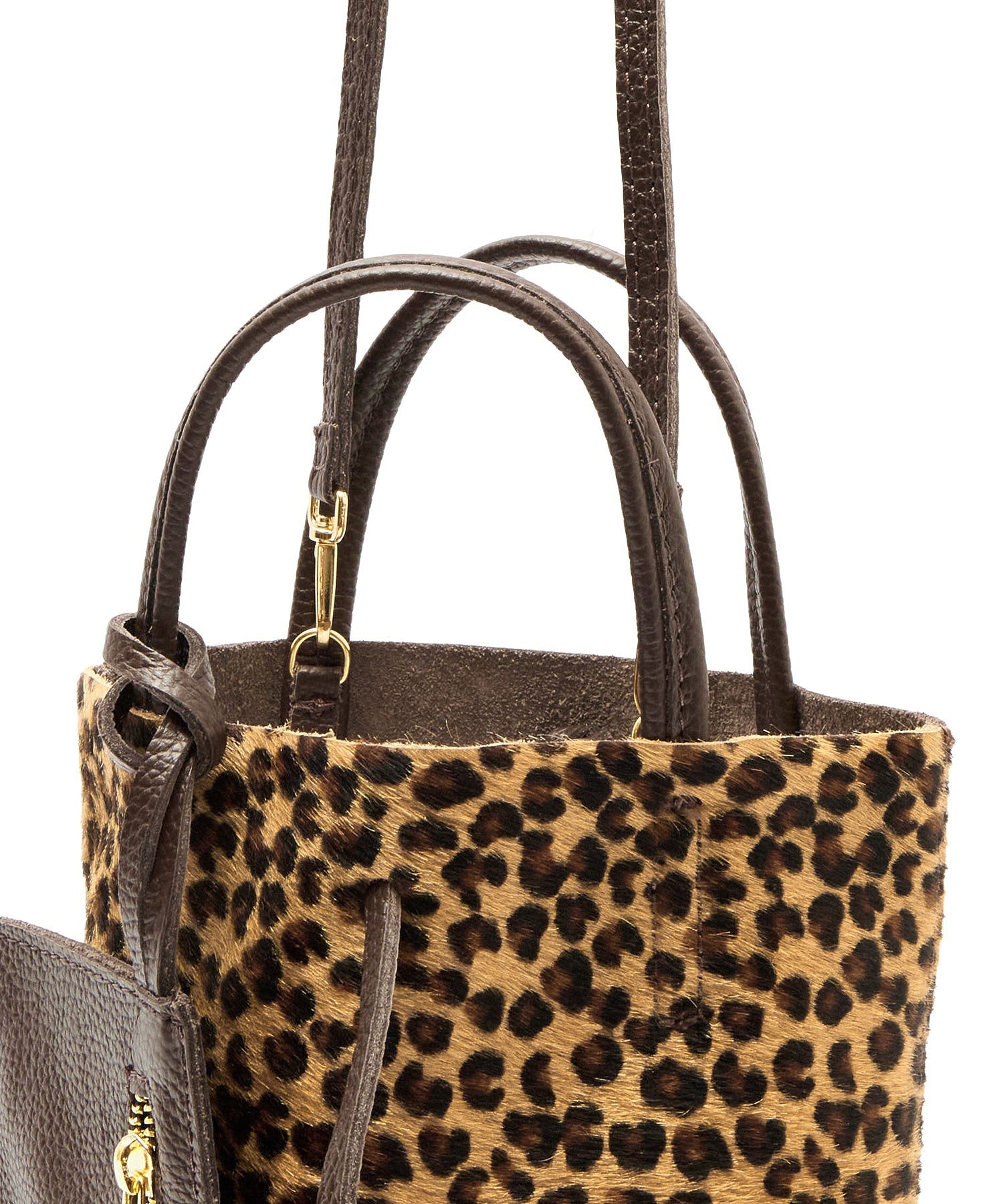 MILLELA FIRENZE/LEOPARD MINI TOTE