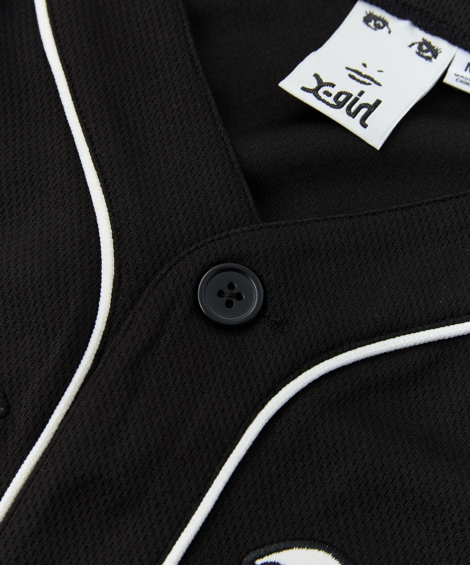 OLD ENGLISH LOGO BASEBALL SHIRT