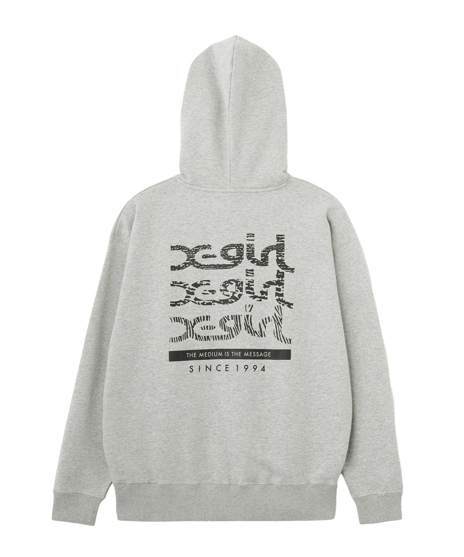GEOMETRIC MILLS LOGO SWEAT HOODIE