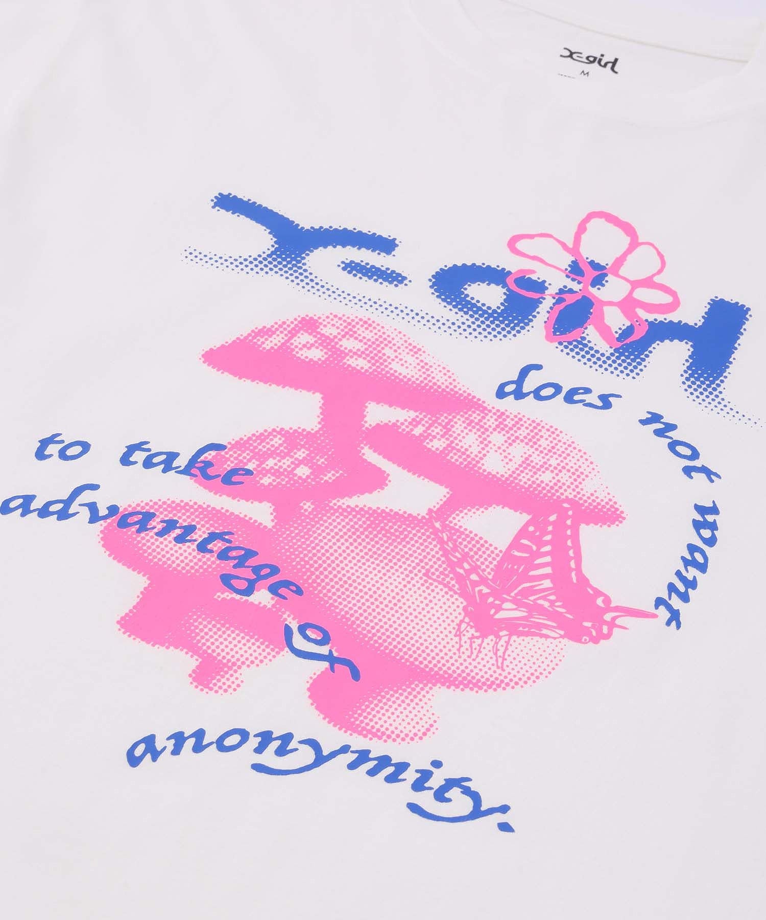 MUSHROOM L/S TEE X-girl