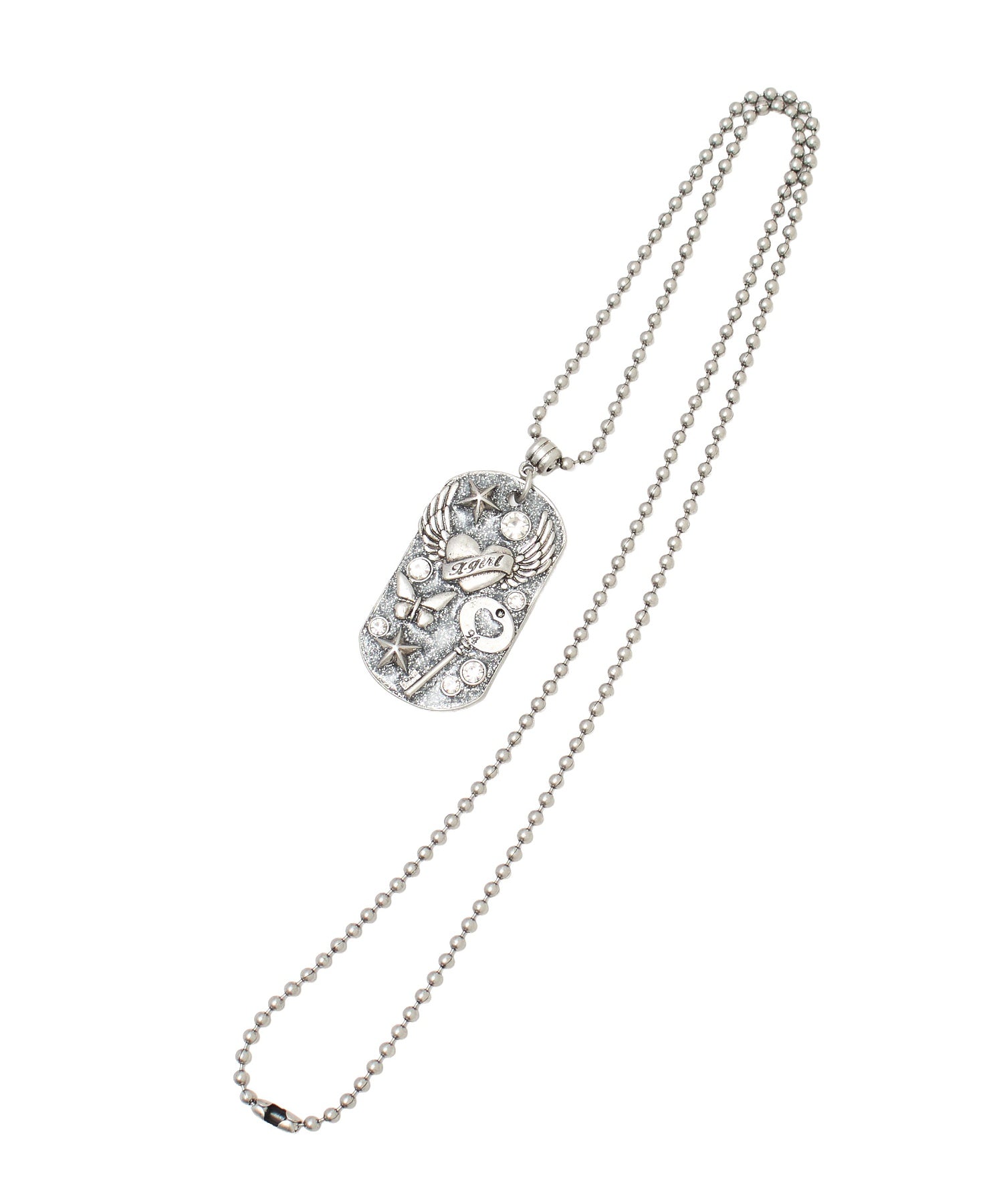 DECORATIVE DOG TAG NECKLACE