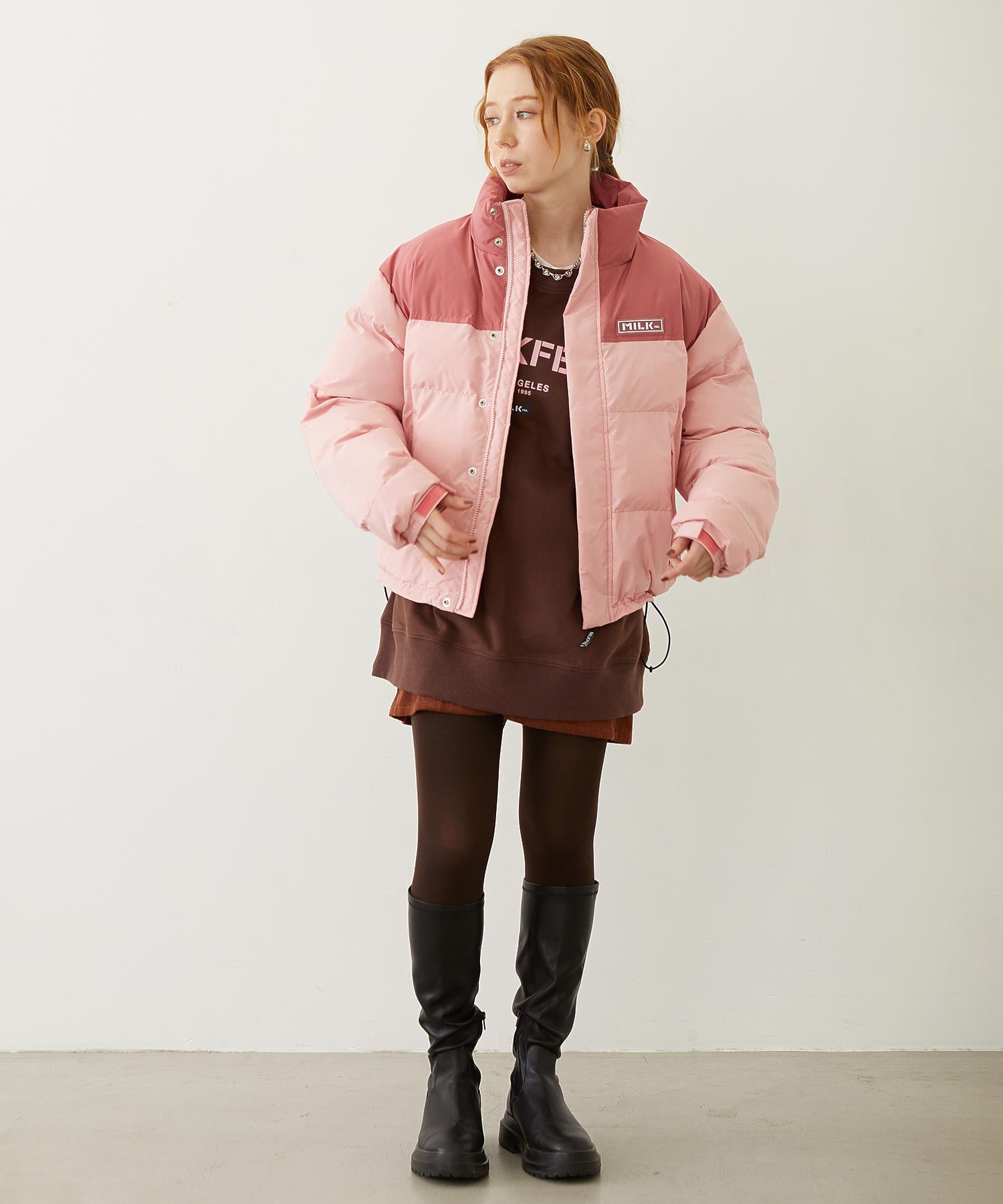BAR PATCH PUFFER JACKET