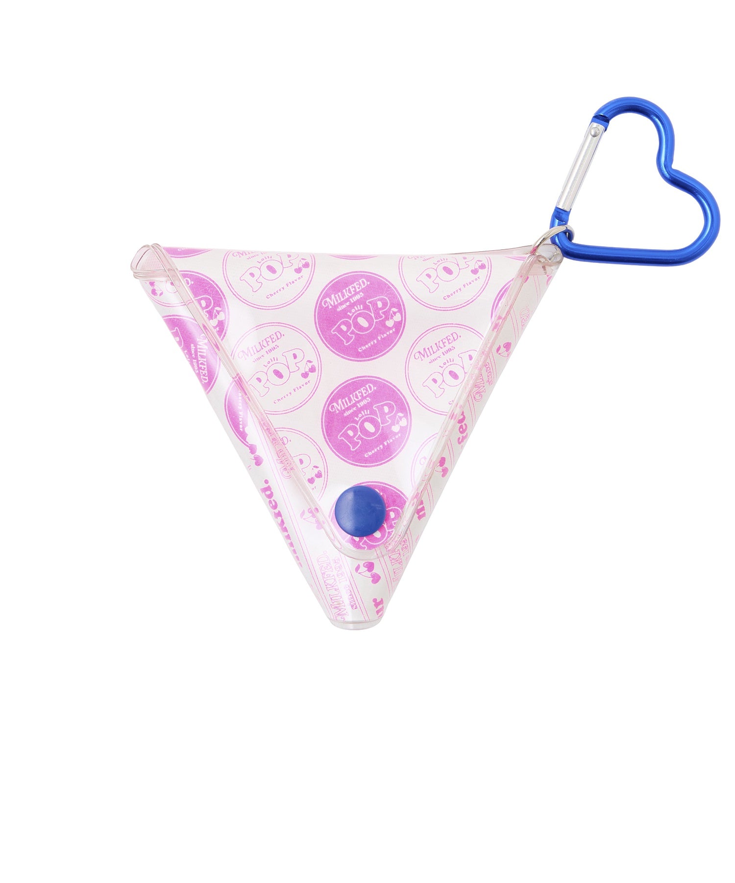 CHERRIES PRINT PVC TRIANGULAR CASE