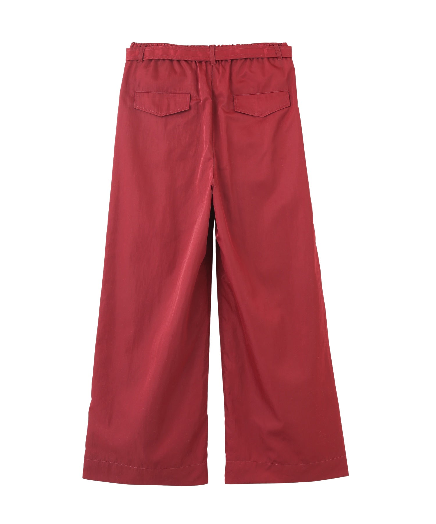 NYLON TUCK PANTS
