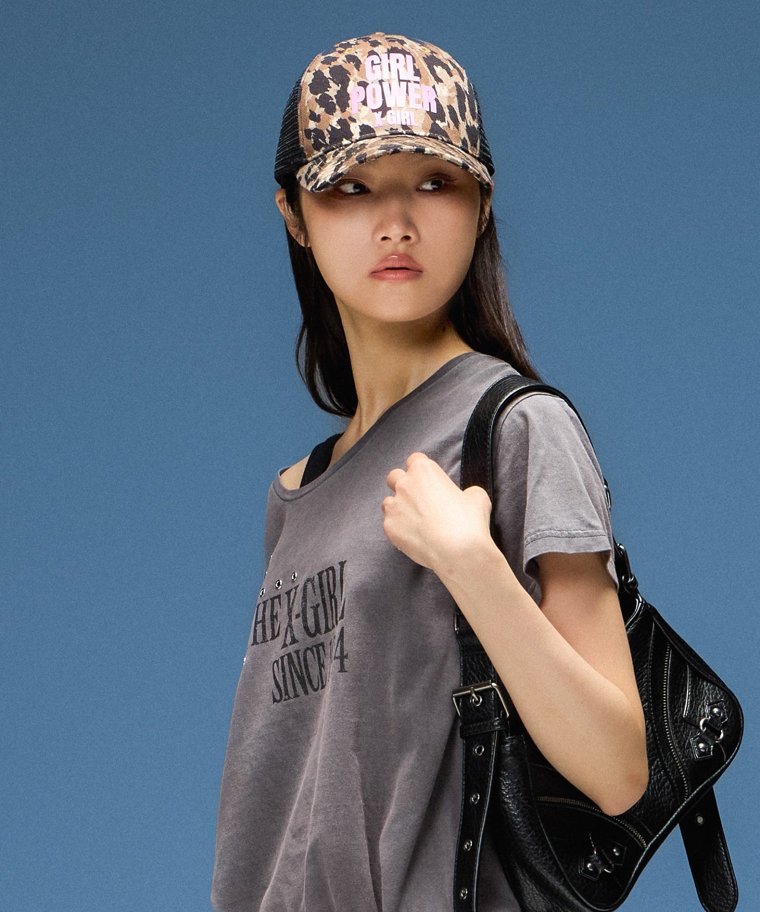 GIRL POWER LOGO TRUCKER CAP