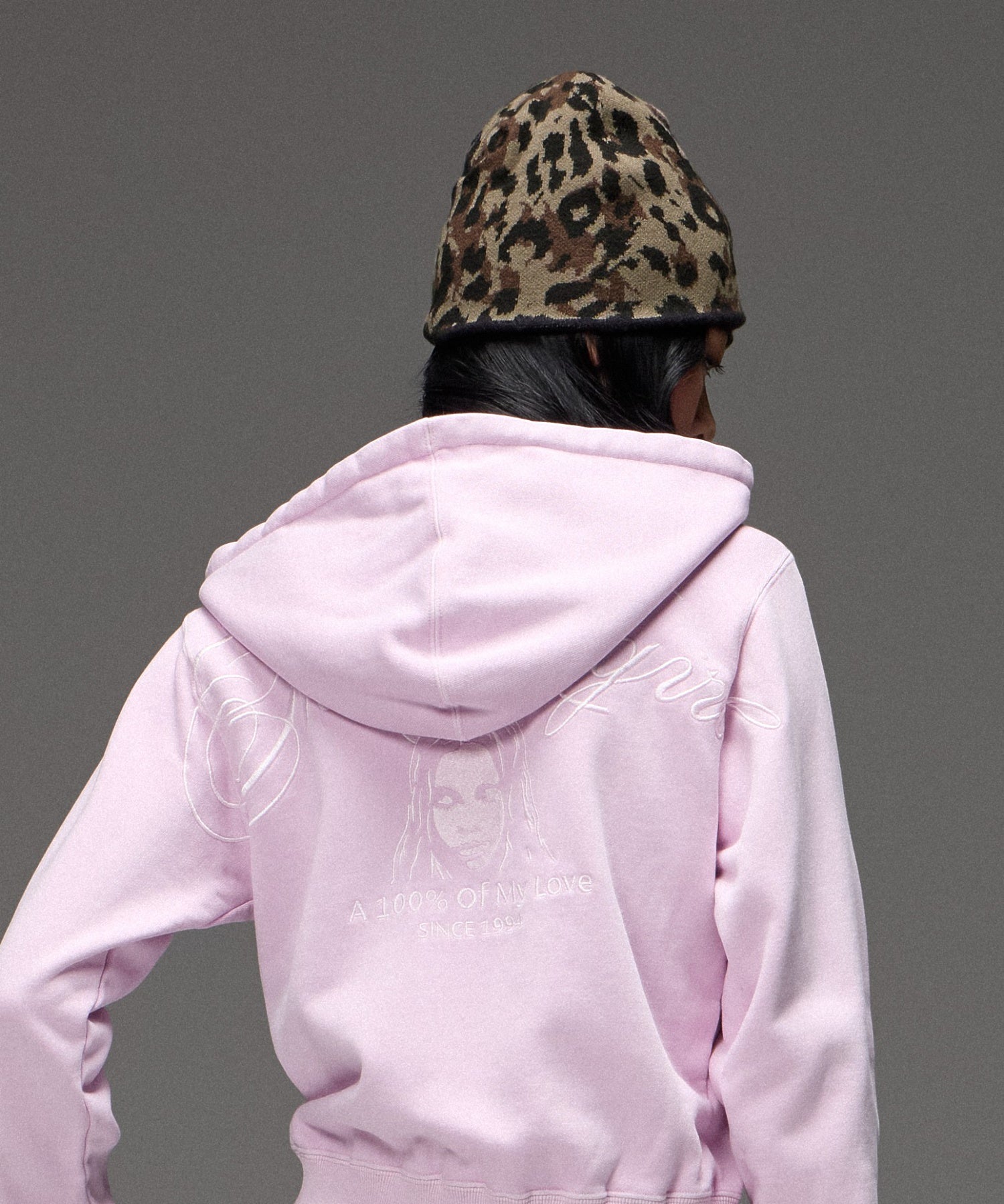 X-GIRL LOGO REVERSIBLE JACQUARD BEANIE