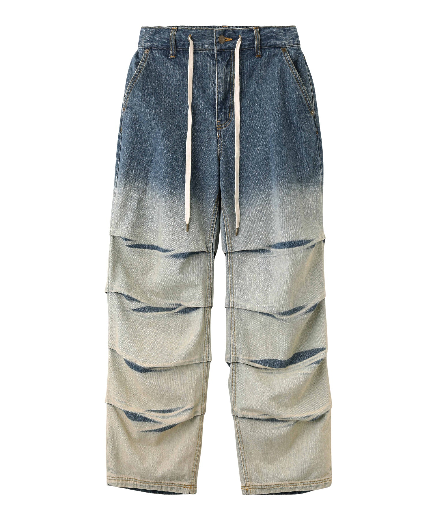 GRADIENT DENIM EASY PANTS