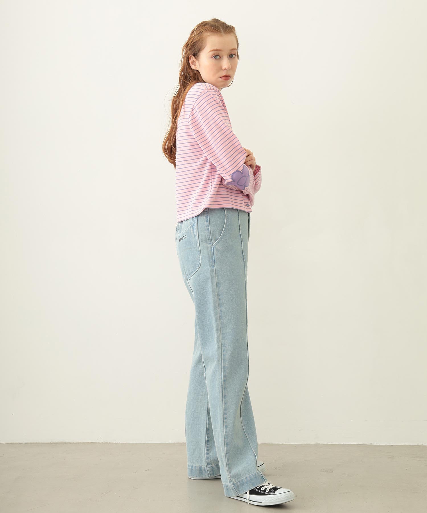 FLOWER ELBOW CARDIGAN