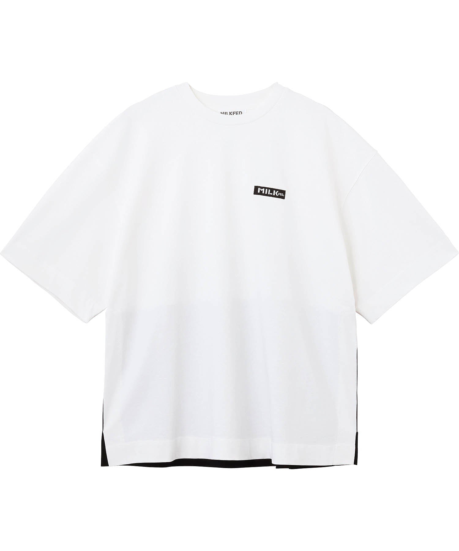 STENCIL LOGO PANELED S/S TOP MILKFED.