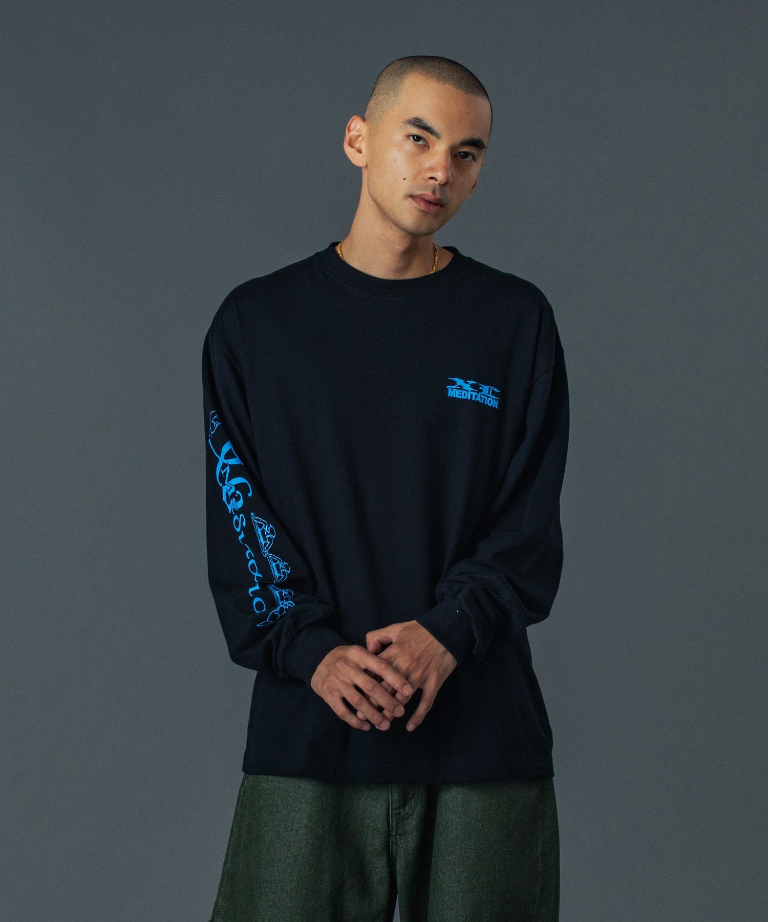 MODEL 身長172cm / 着用サイズ：Lサイズ