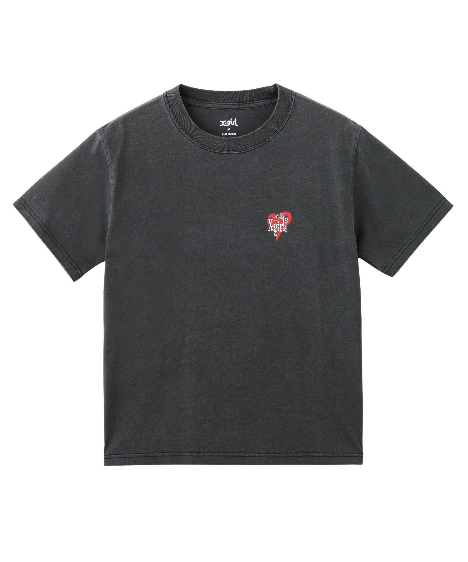 FADED HEART ROSE LOGO S/S TEE
