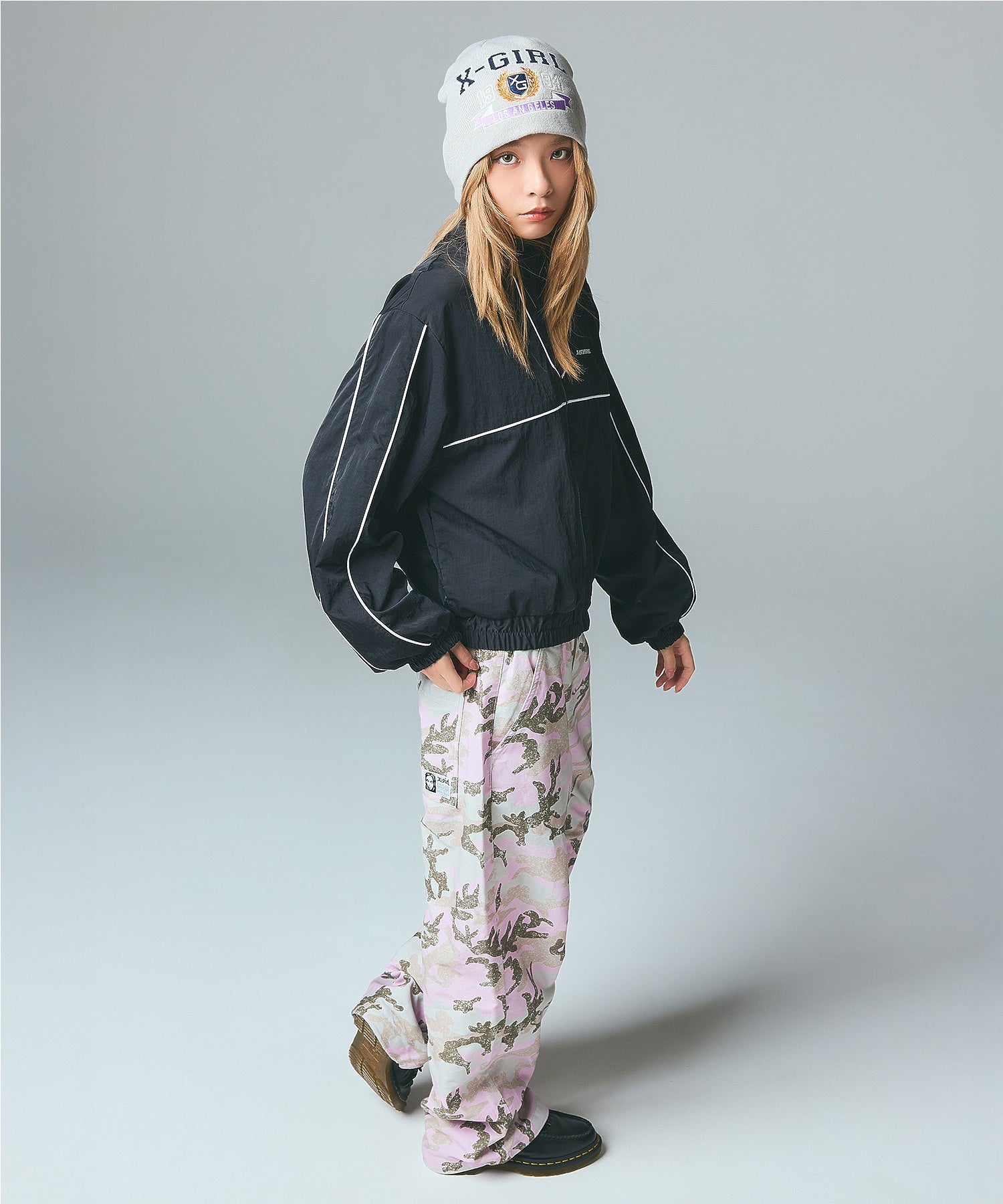 FACE LABEL TRACK JACKET