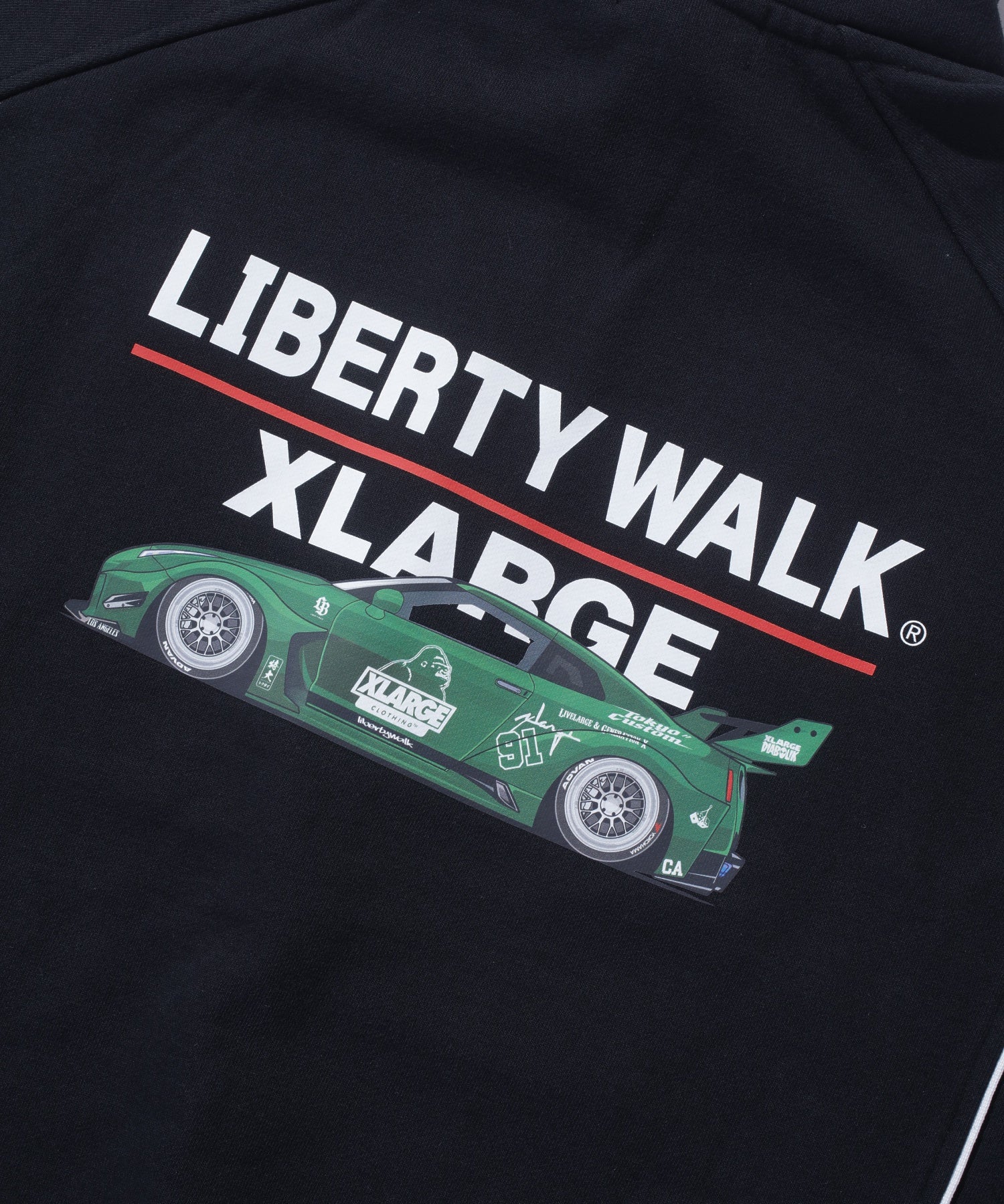 XLARGE×LIBERTY WALK HALF ZIP SWEATSHIRTS