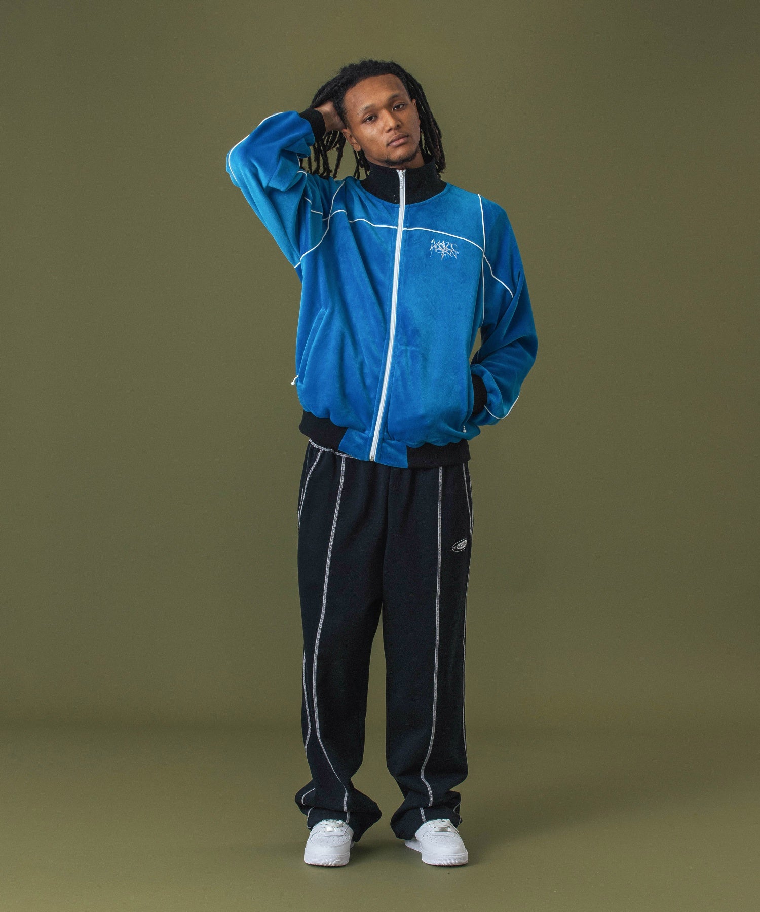 TAGGING VELOUR JACKET