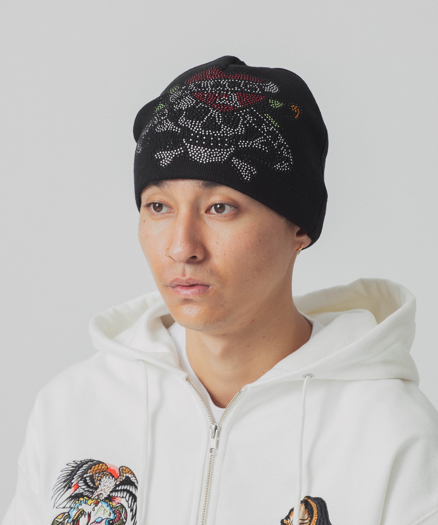 XLARGE×ED HARDY SINGLE BEANIE