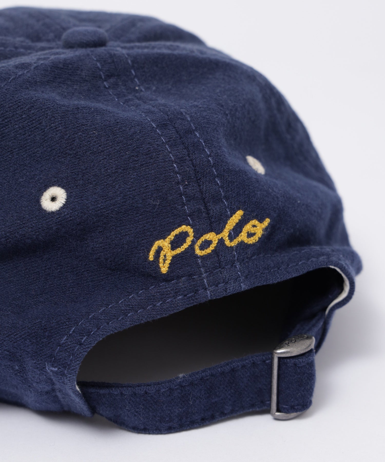 POLO RALPH LAUREN/ポロ ラルフ ローレン/FELT-PATCH CHAMOIS BASEBALL CAP