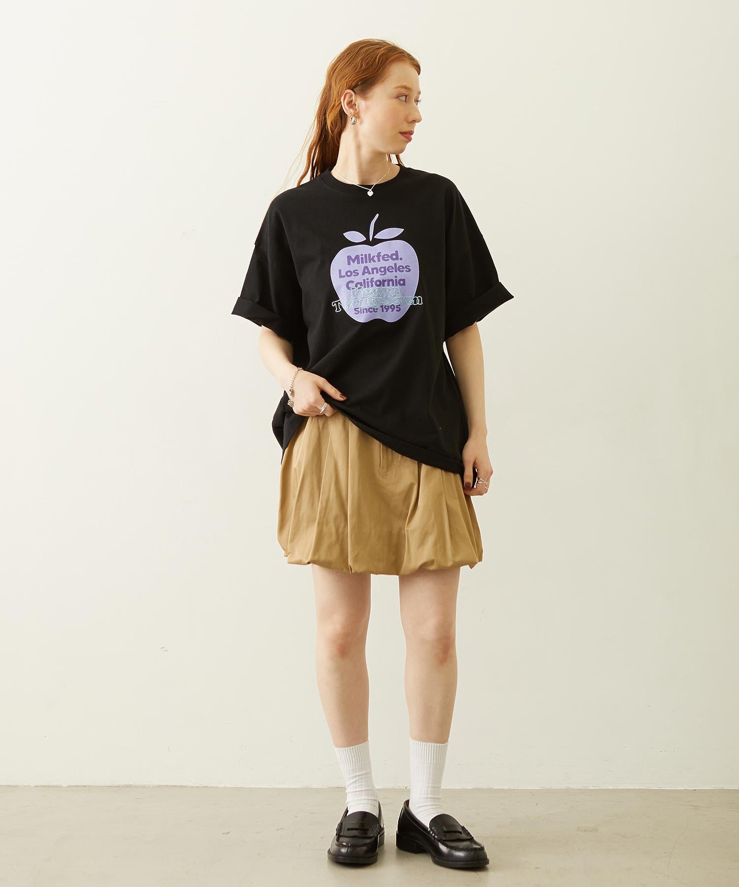 APPLE EMBROIDERY S/S TEE