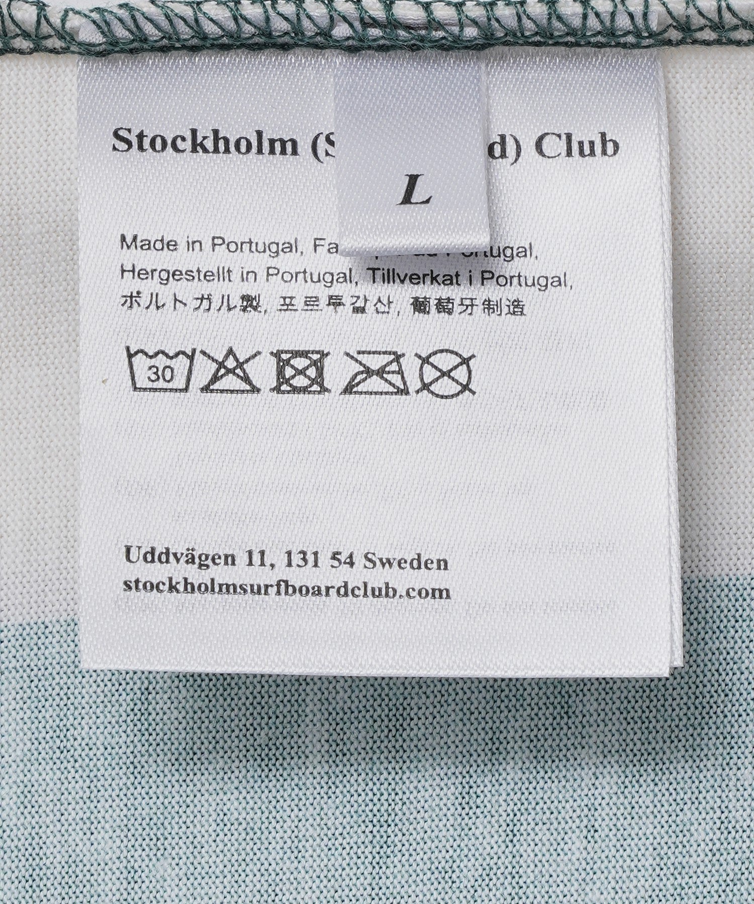 STOCKHOLM SURFBORD CLUB/ストックホルムサーフボードクラブ/Box Tee Stripe/U1000181185