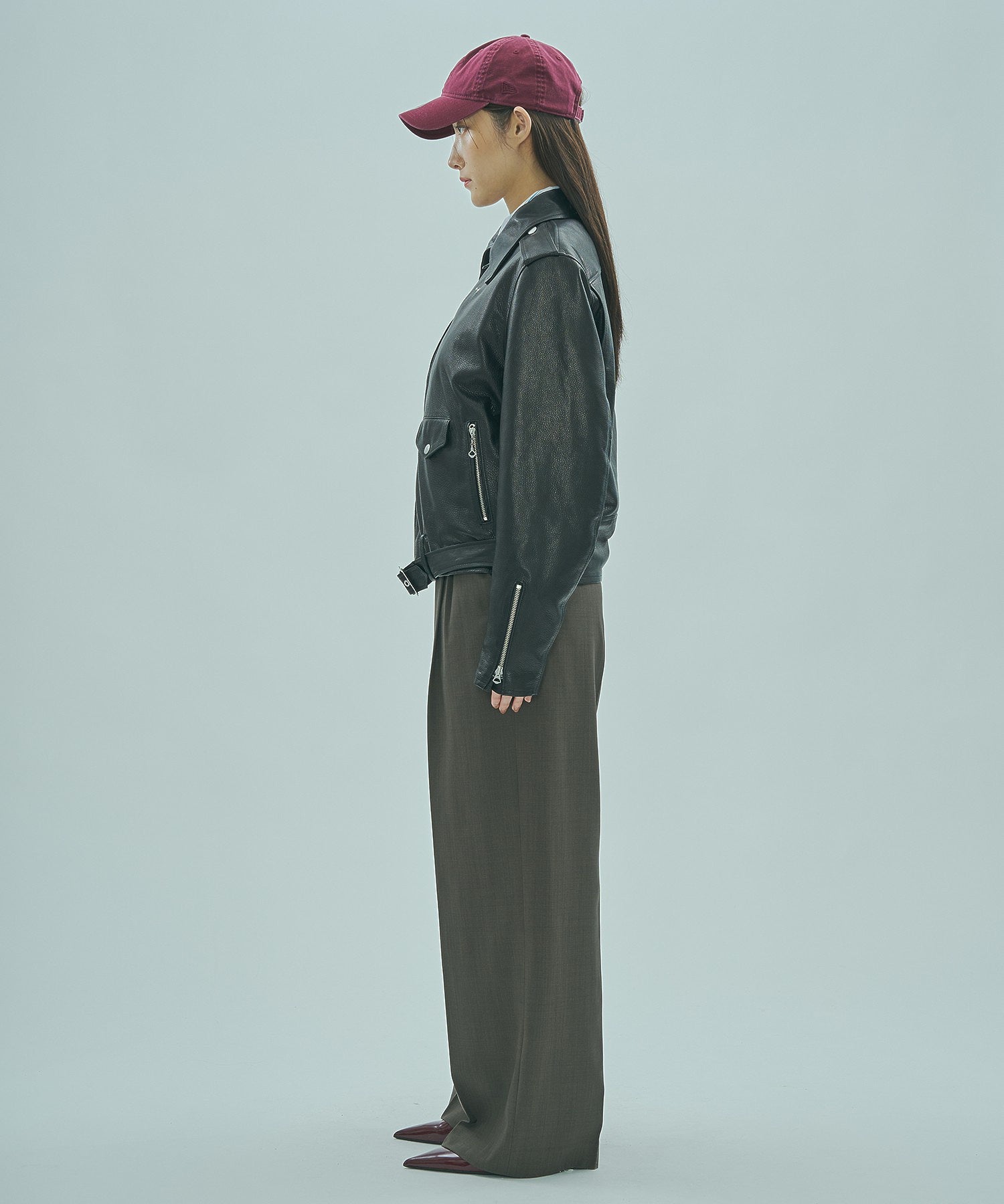 SISII x GENE HEAVENS/LEATHER RIDERS JACKET