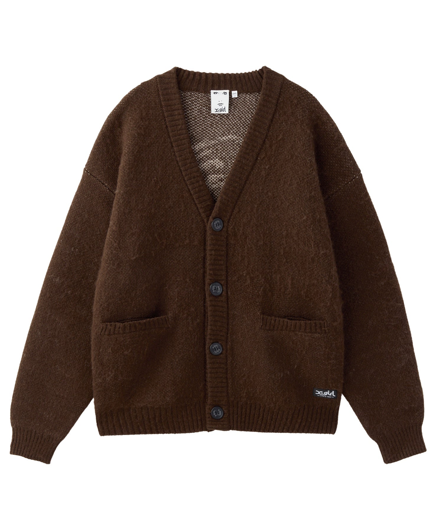 FACE JACQUARD KNIT CARDIGAN