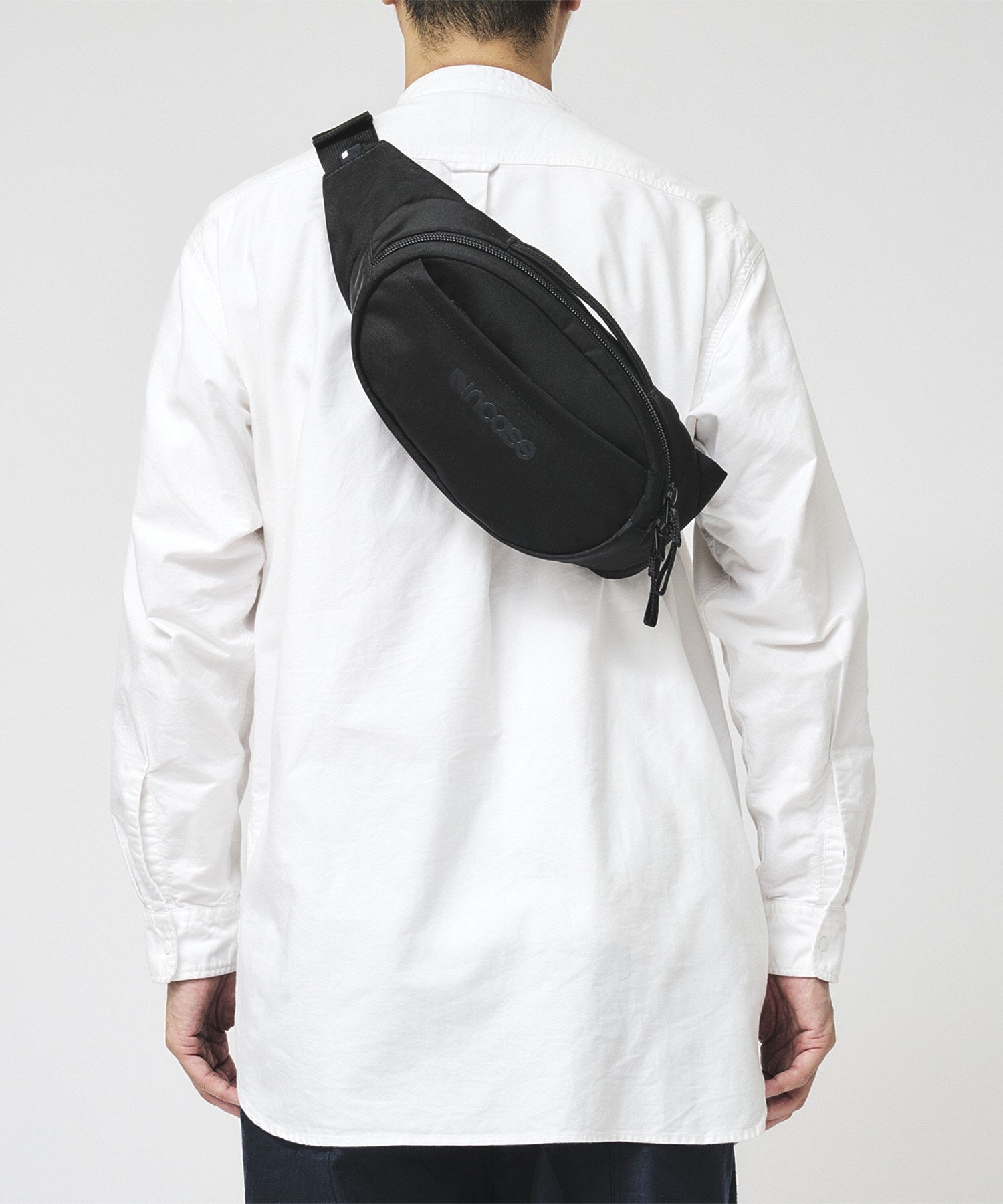 Grid Waist Bag - Black