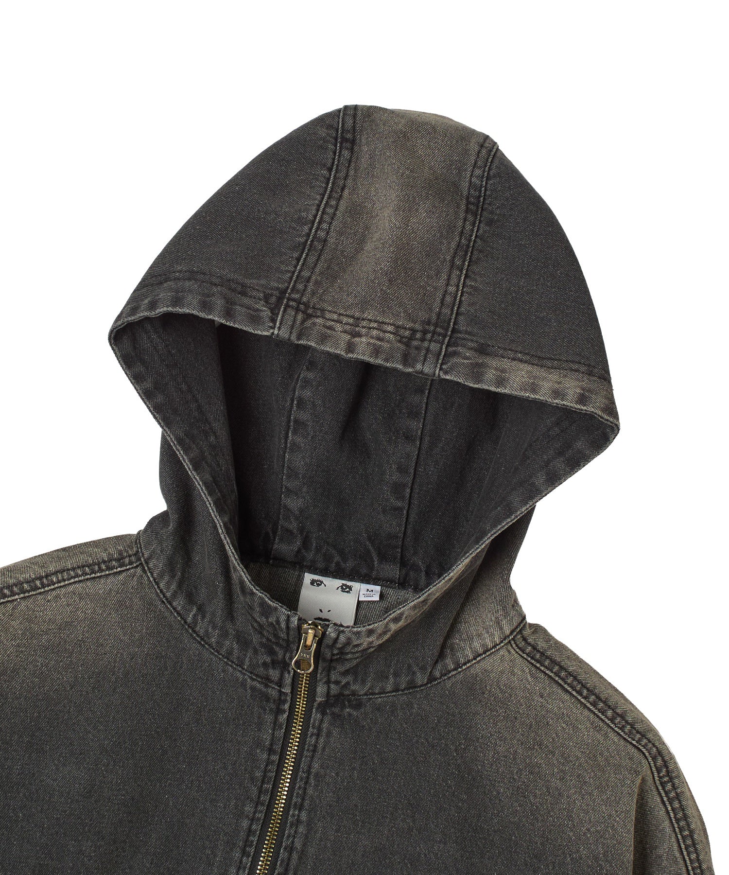 DUSTY DENIM ANORAK DRESS