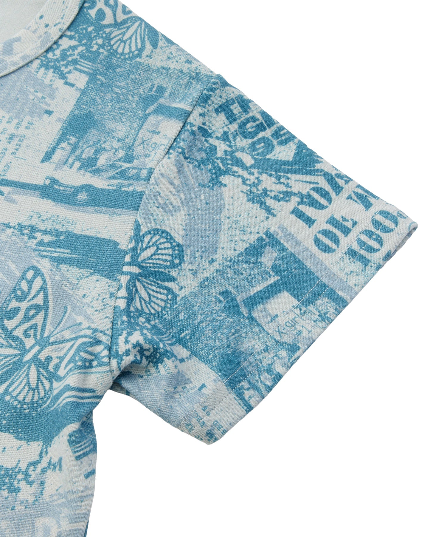 BRUSHED COLLAGE GRAPHIC S/S BABY TEE