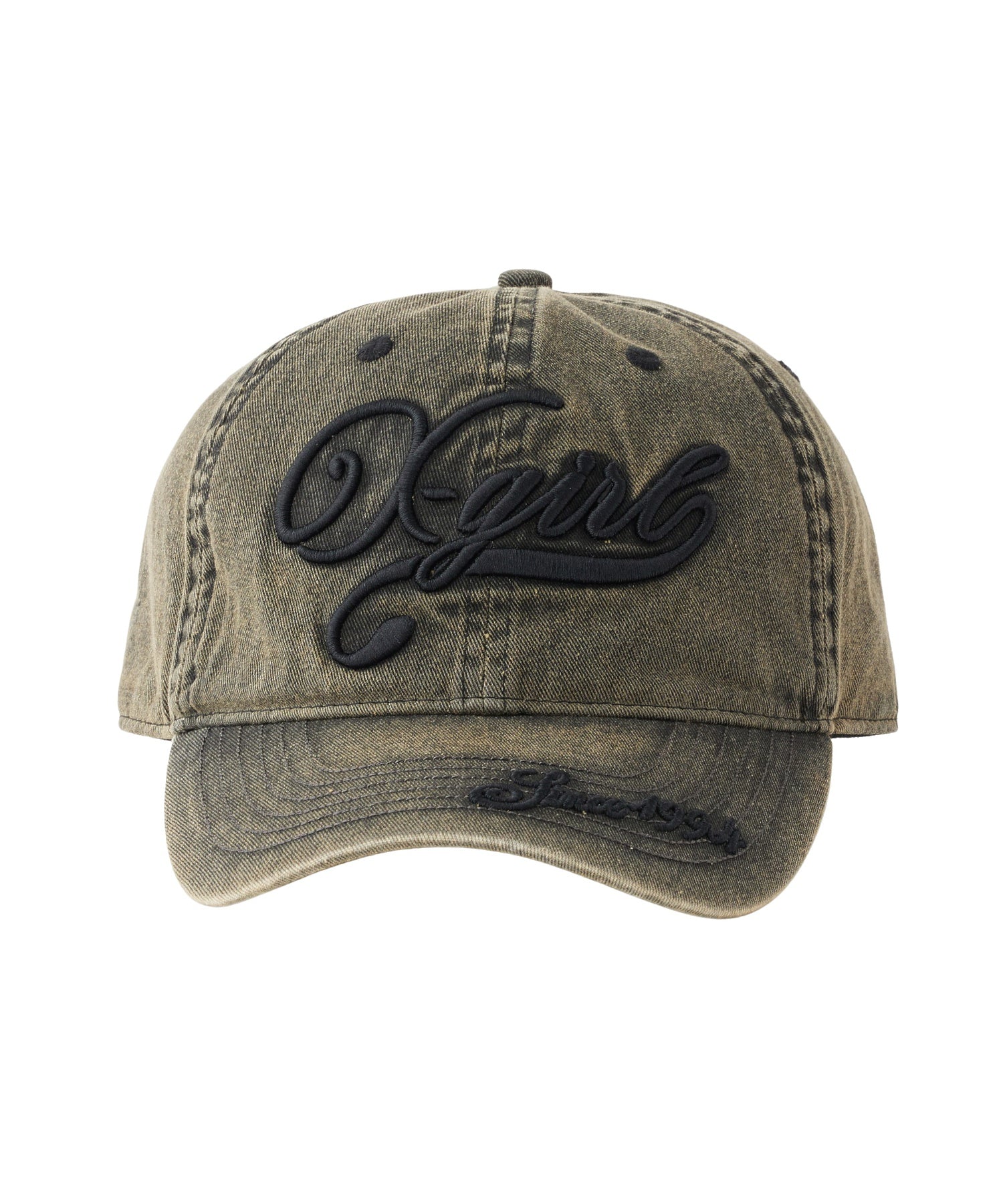 EMBROIDERED LOGO FADED 6PANEL CAP
