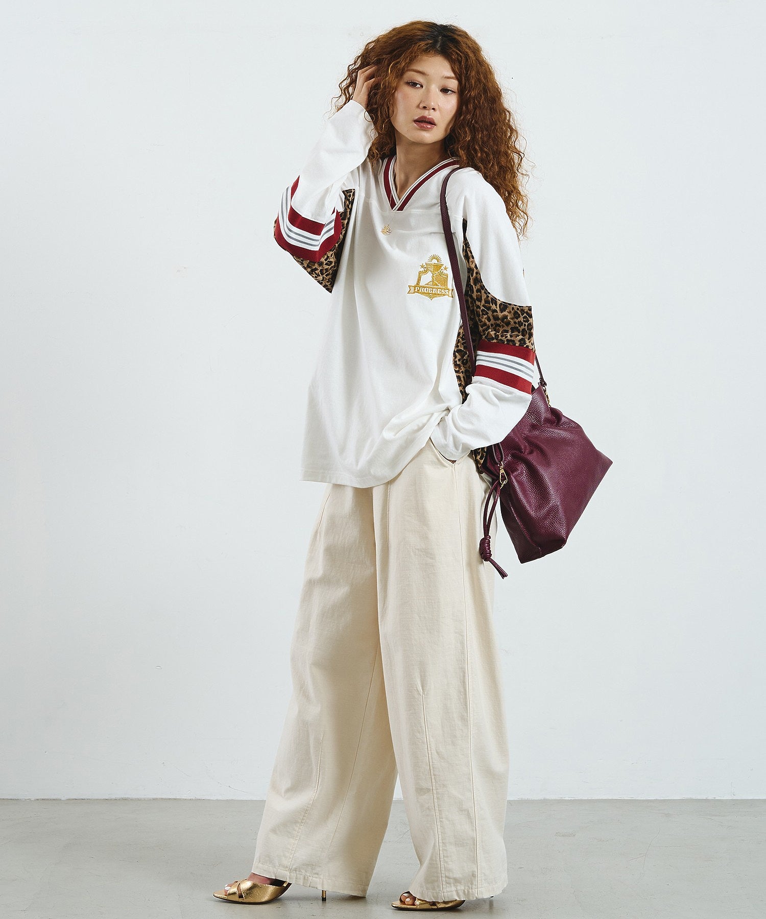 MILLELA FIRENZE/WIDE DRAWSTRING BAG