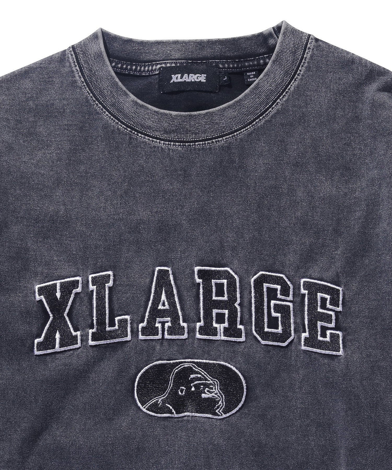 OVERDYED COLLEGE LOGO L/S TEE