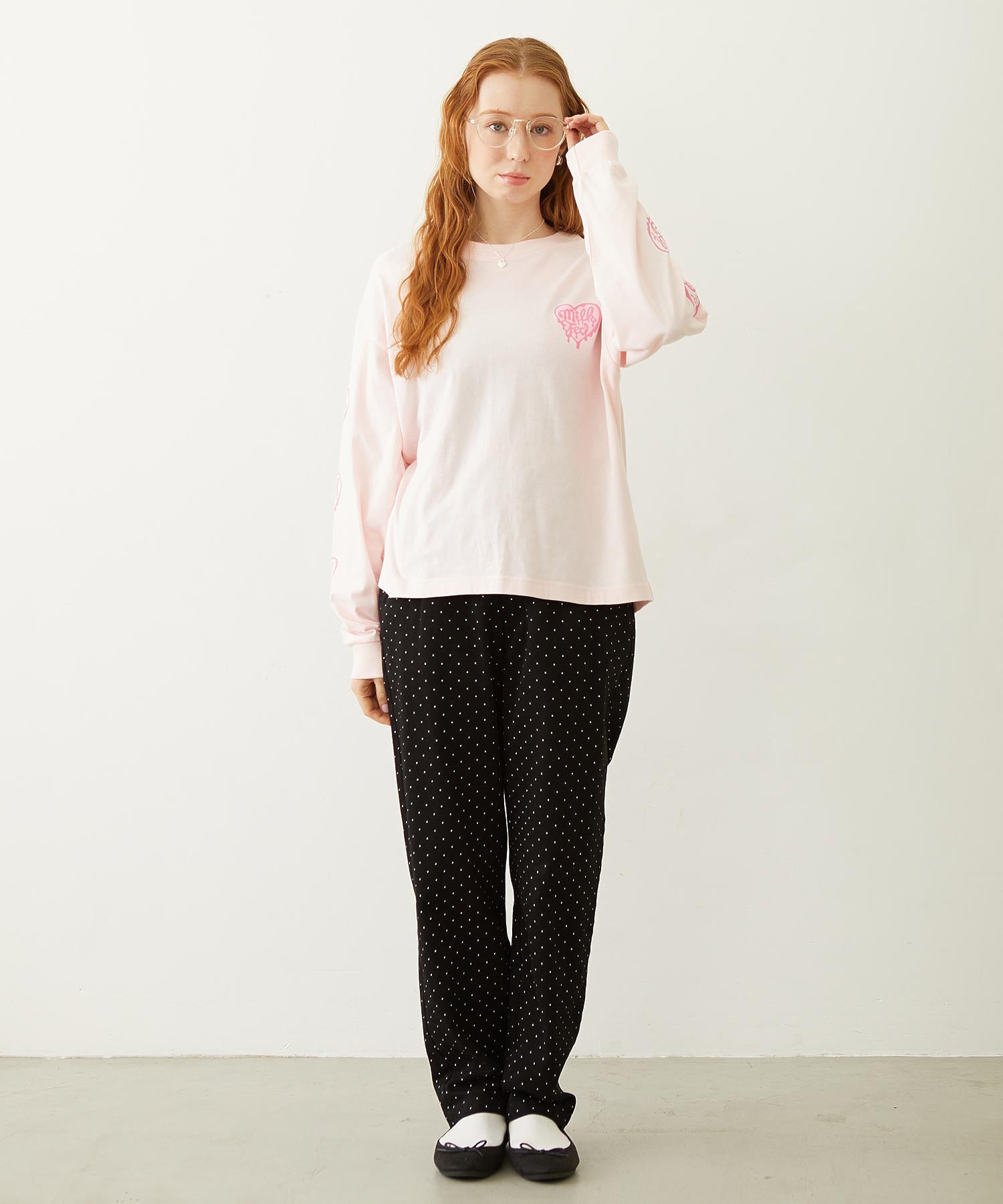 MELTY HEART WIDE L/S TEE