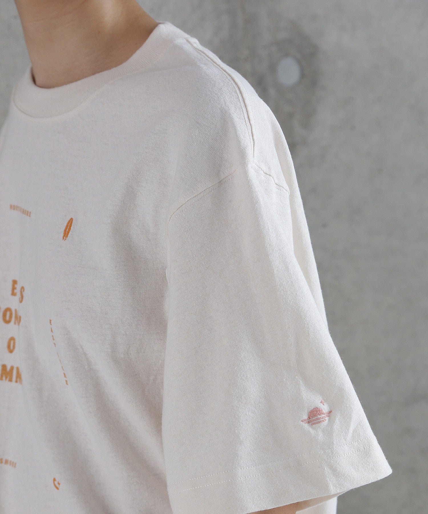 【WEB・一部店舗限定】麻ブレンドロゴTシャツ