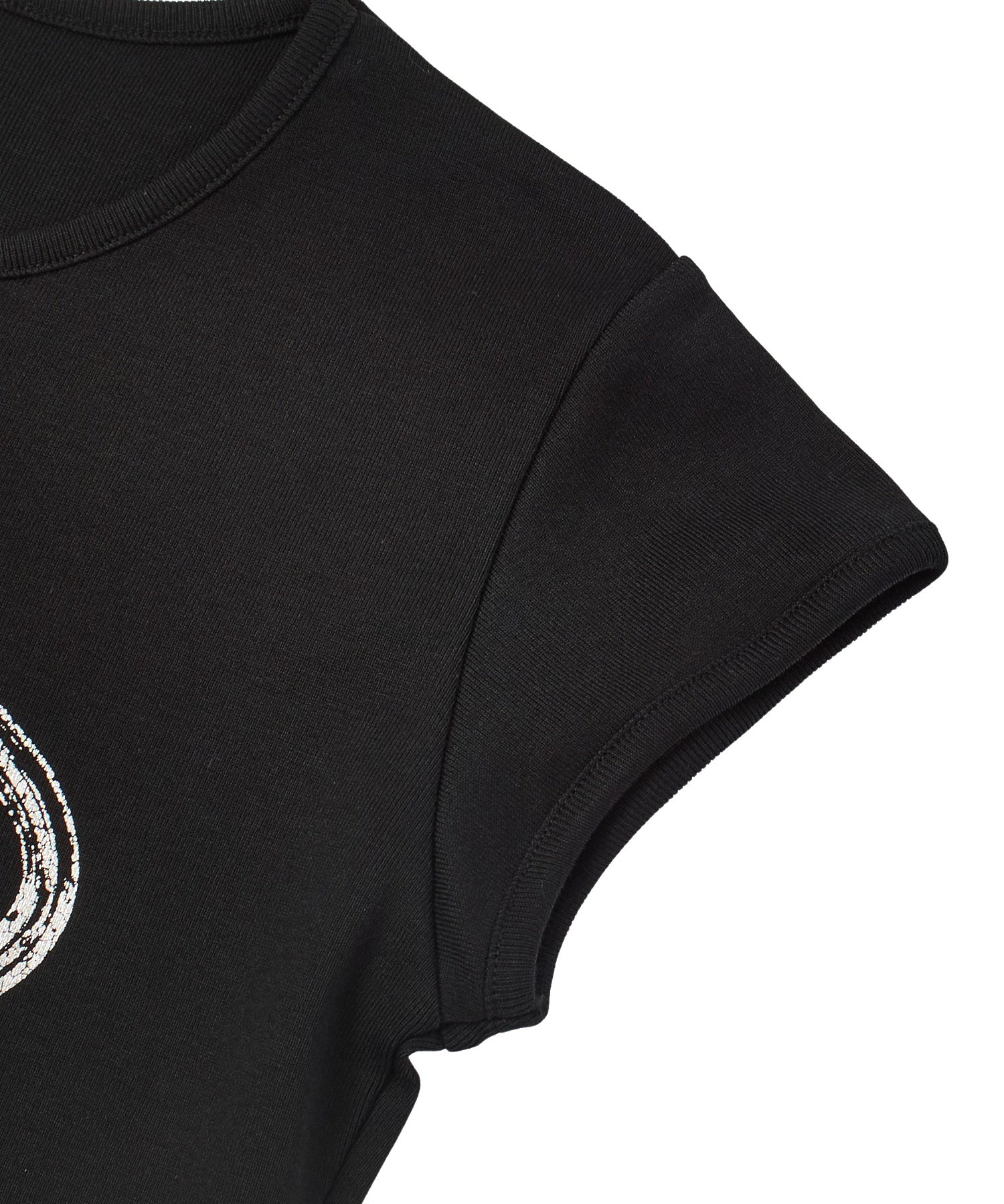 OVAL LOGO CRACKED FOIL PRINT S/S BABY TEE