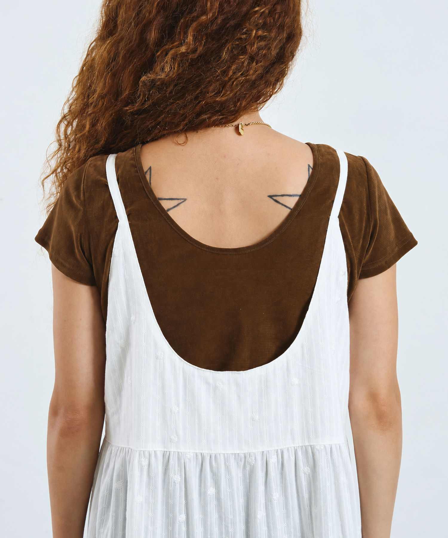 mag.by c/COTTON LACE CAMISOLE DRESS