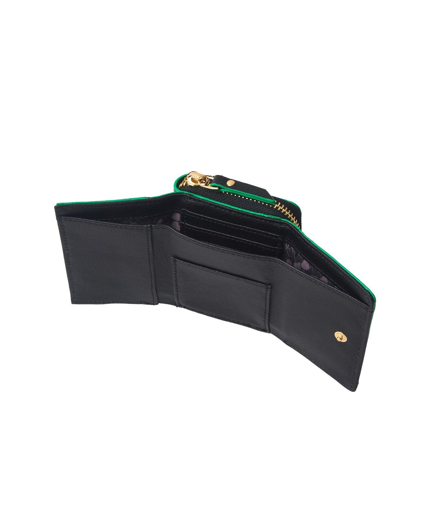 LOGO TRIFOLD LEATHER WALLET