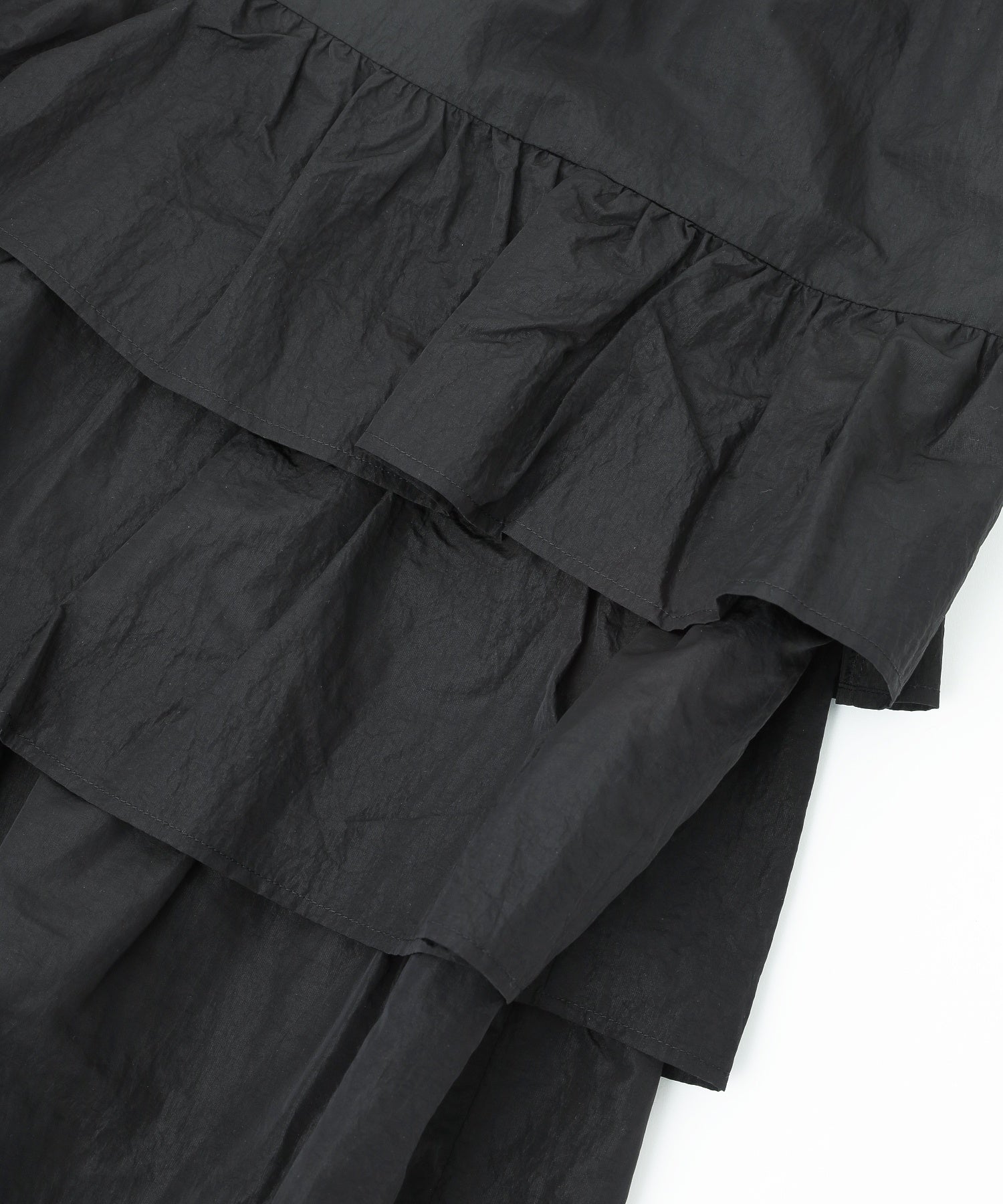 NYLON FRILL SKIRT