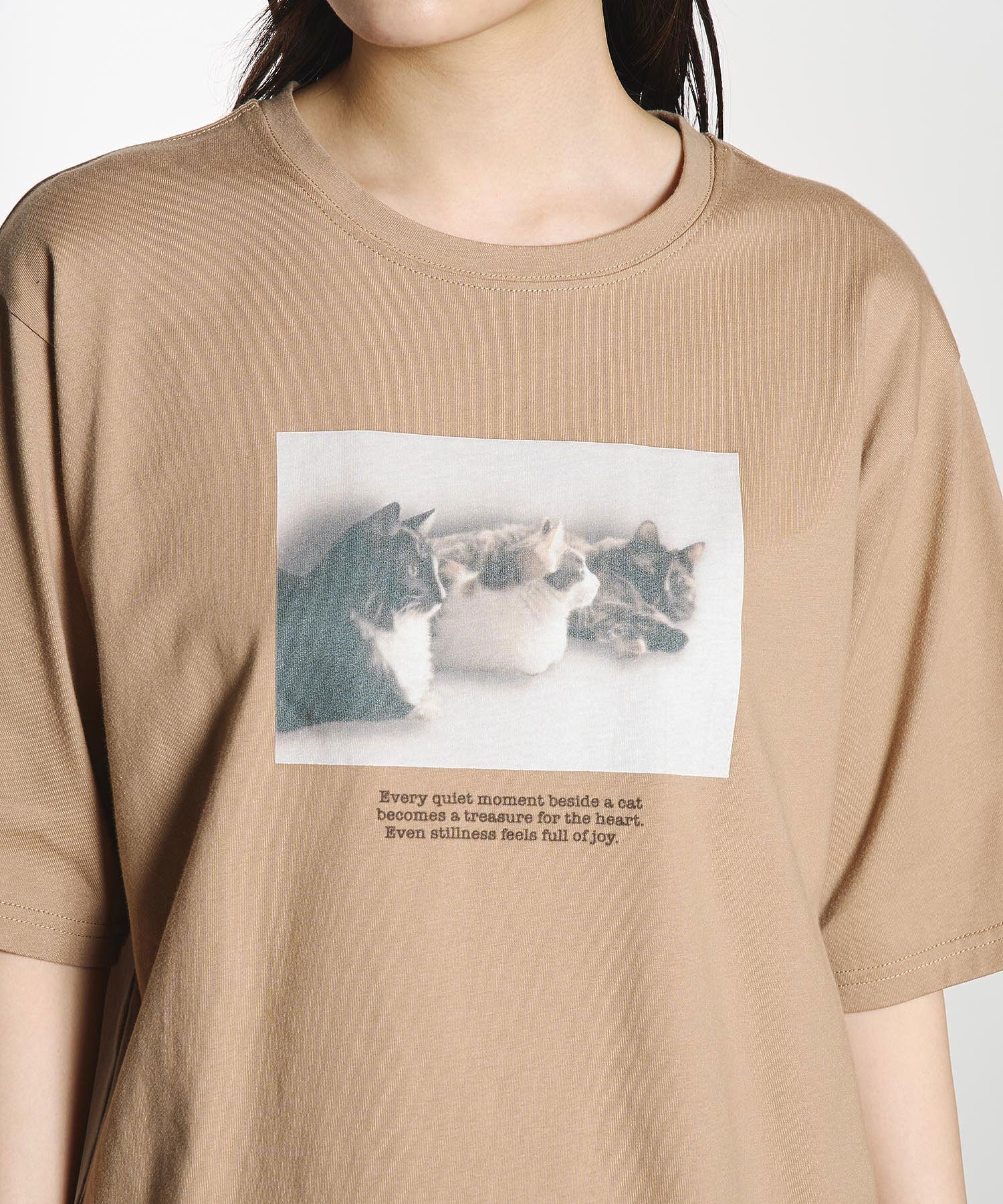 CAT PHOTO S/S TEE