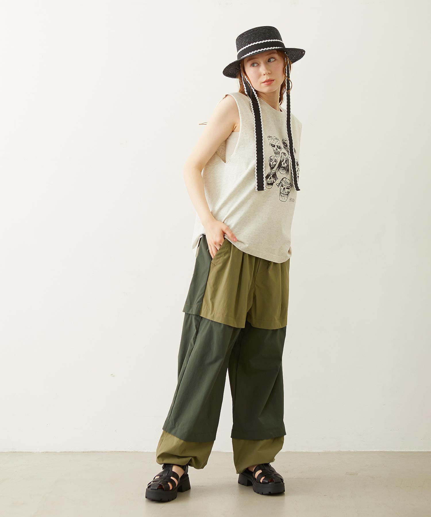BICOLOR PANTS