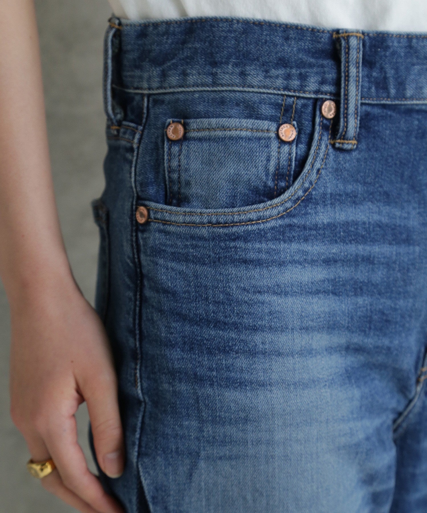 AUTHEN/CIRCULAR DENIM FLARE LEG REBUILD