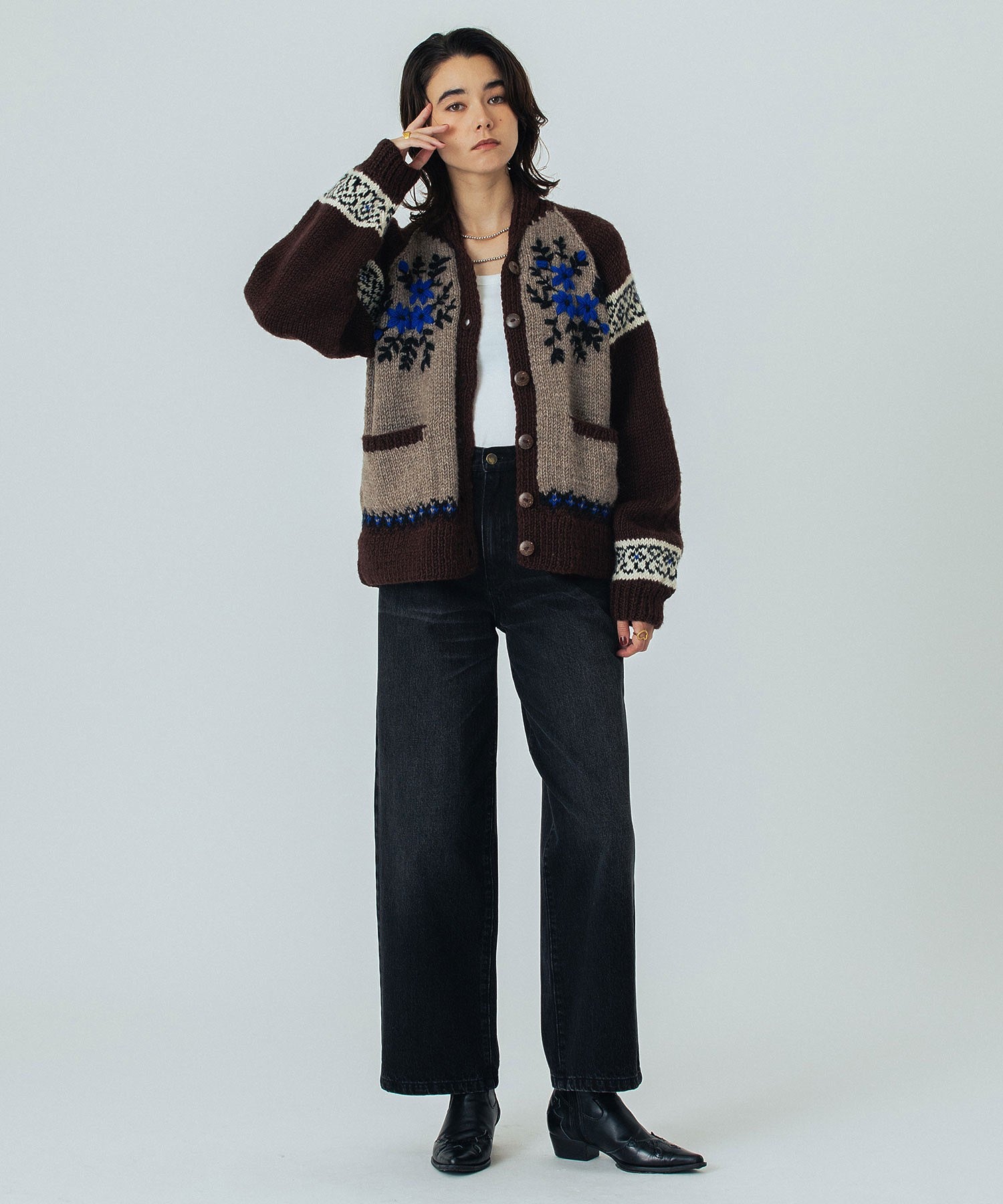 CREOLME/NEPAL KNIT CARDIGAN