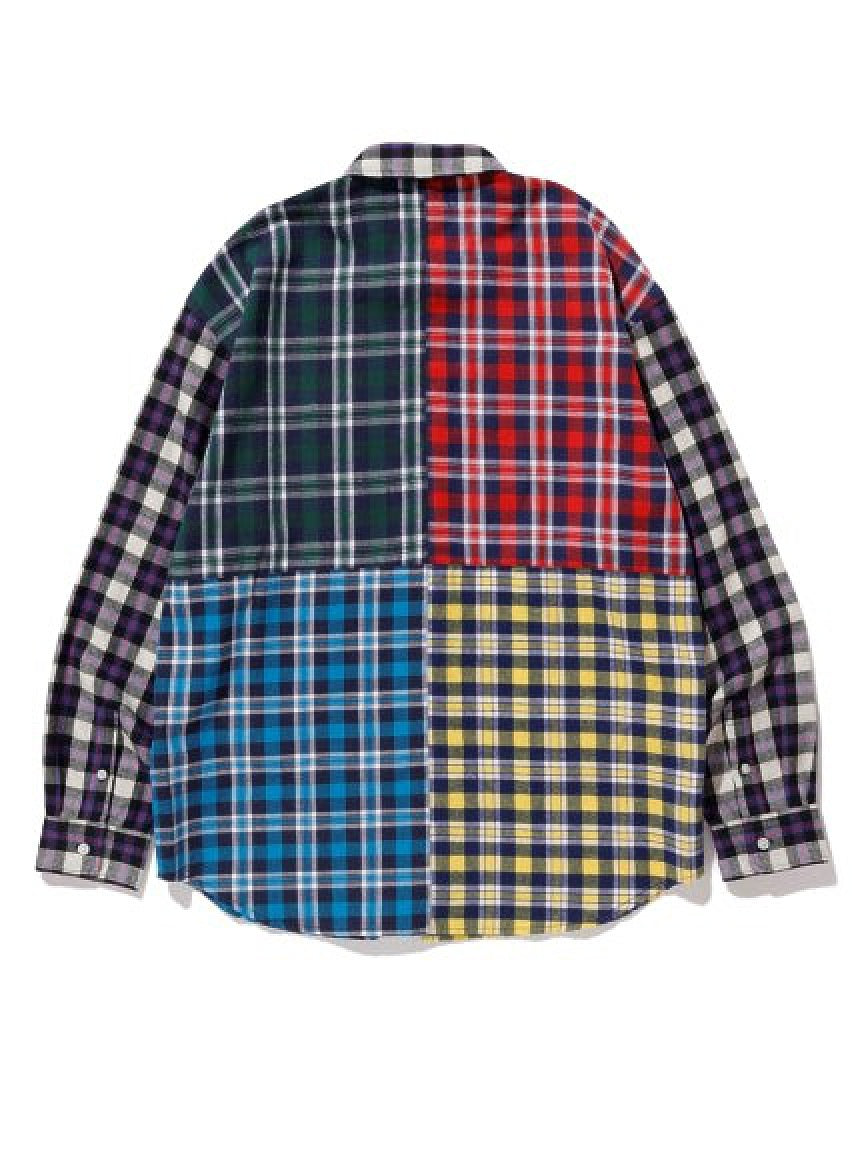 L/S PATCHWORK SHIRT SILAS