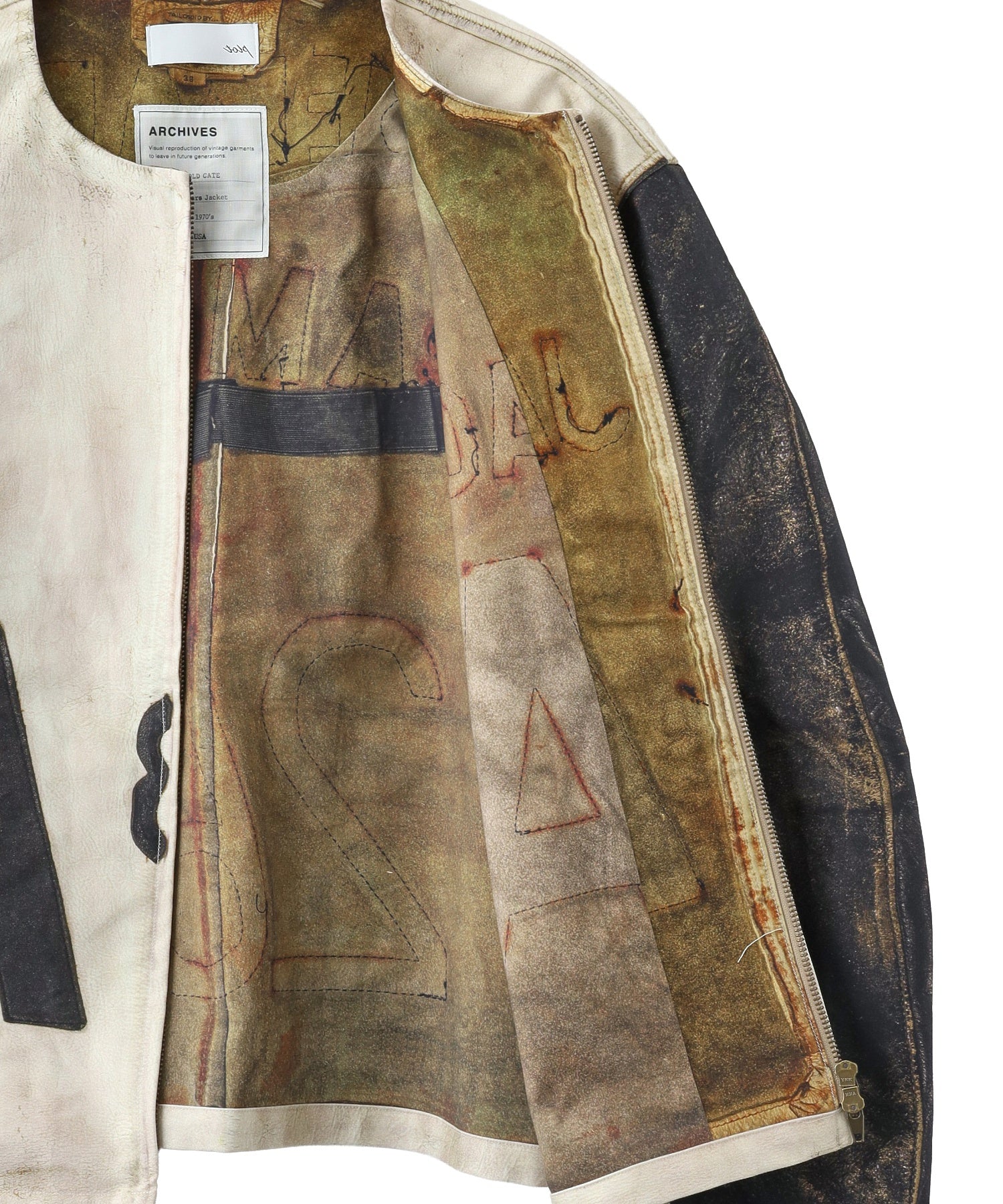 TOLQ/トルク/Trompe loeil Riders Jacket 25-2103