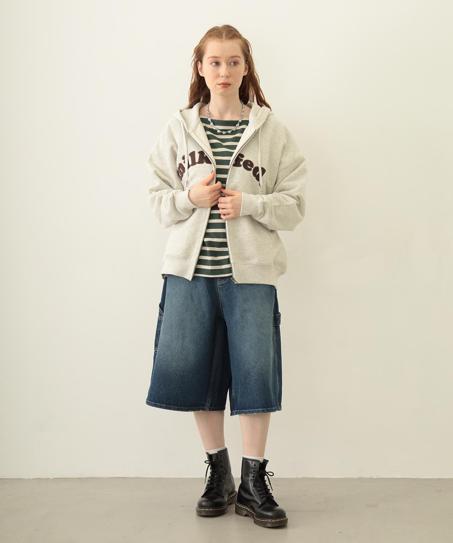 ARCH COOPER LOGO ZIP UP HOODIE