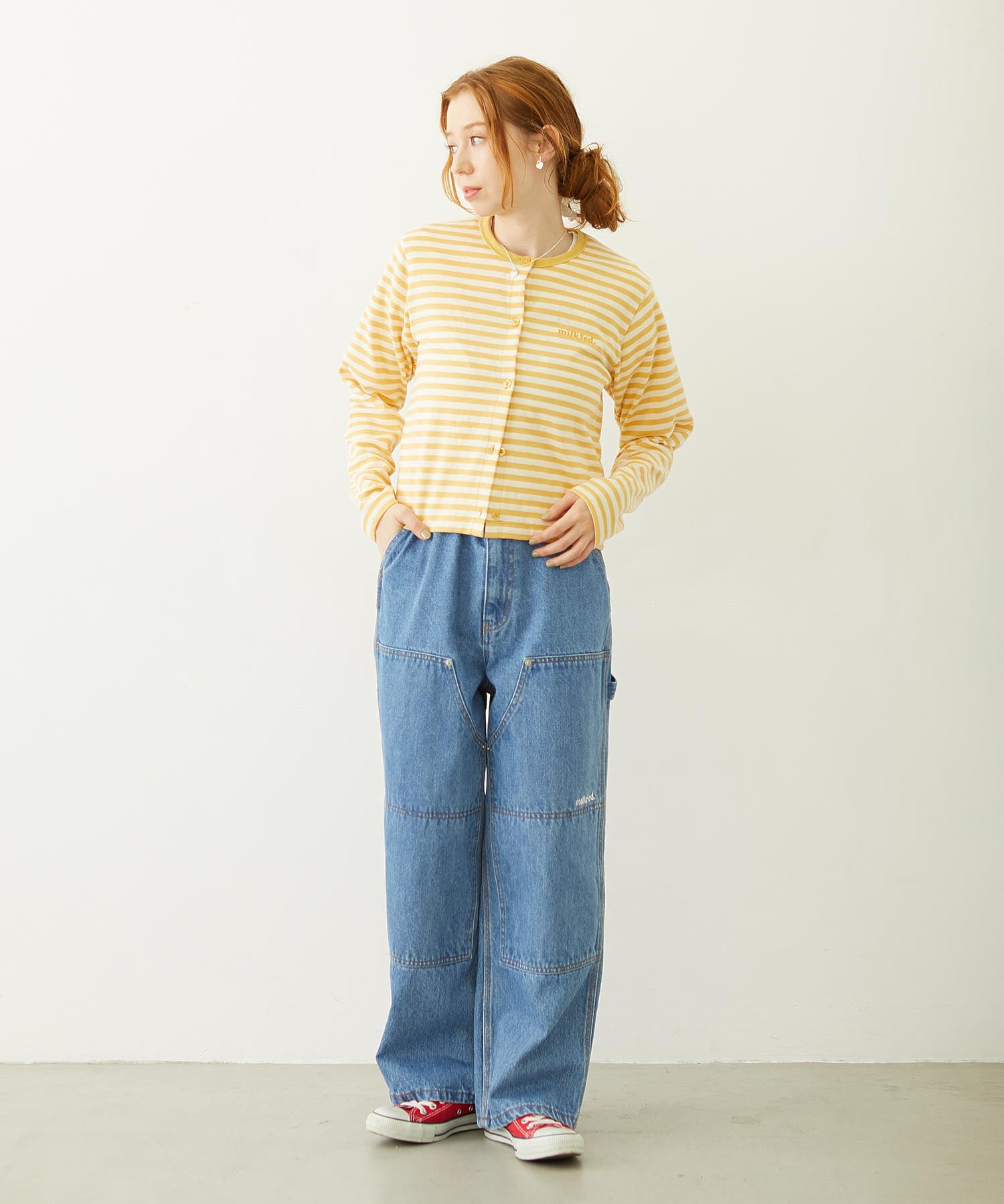 FLOWER ELBOW CARDIGAN