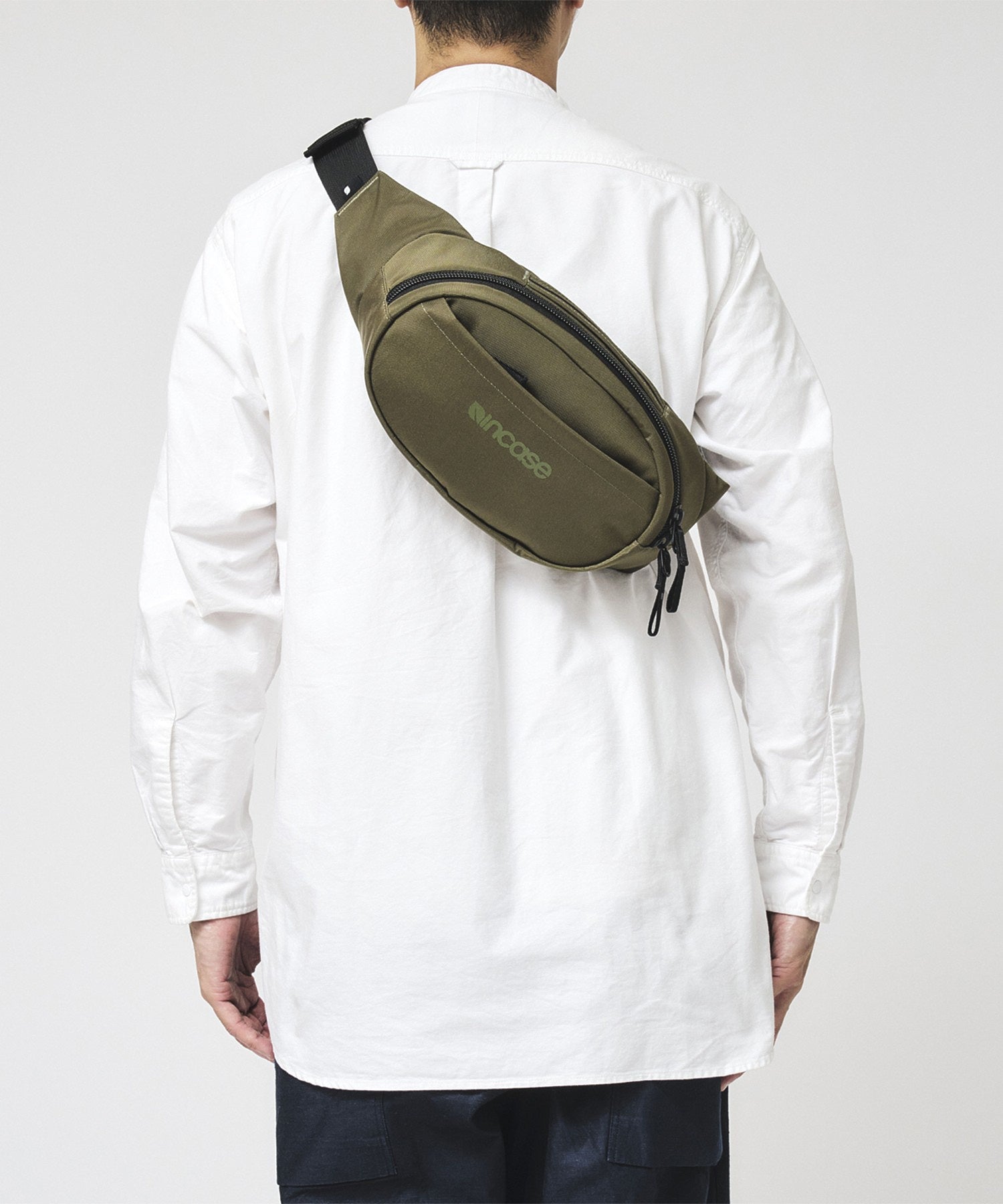 Grid Waist Bag - Olive