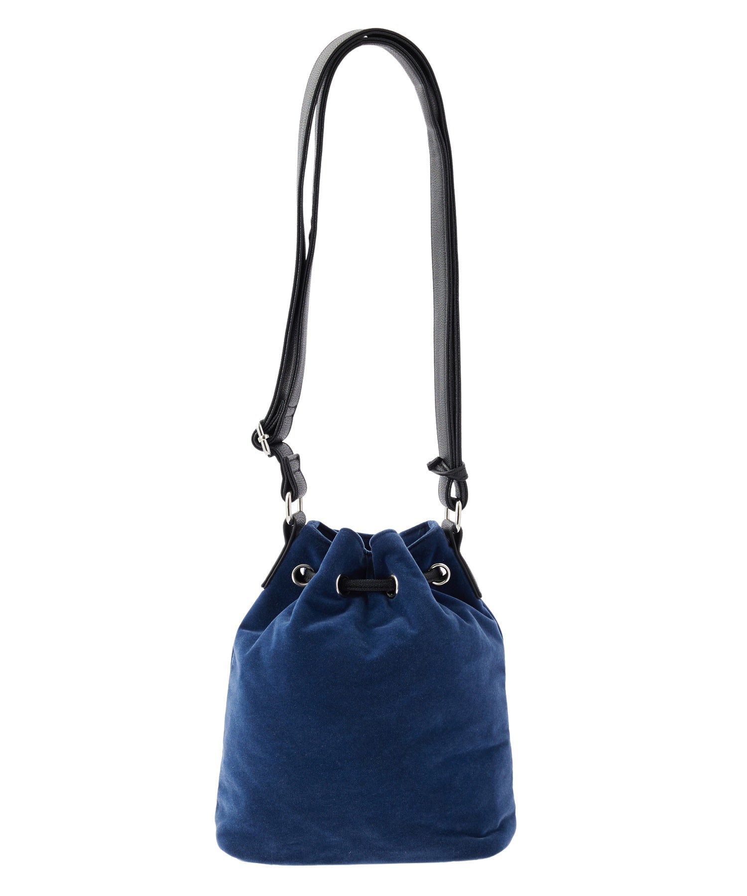 VELOUR BUCKET BAG