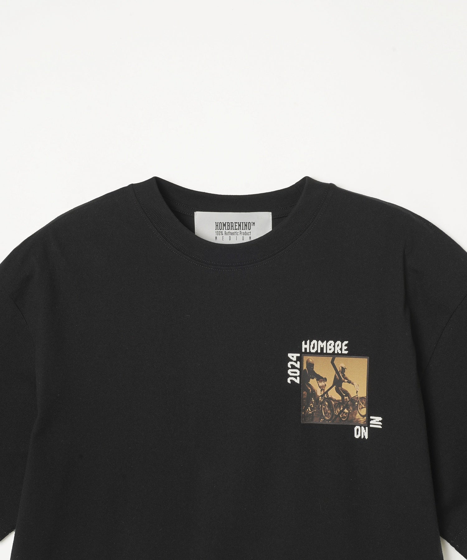 Hombre Nino/オンブレニーニョ/S/S PRINT TEE/BIKE/HN0241-CT0017